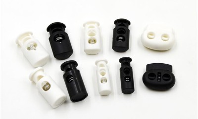 ZJ    優質塑料彈簧釦  雙孔扣 45度照